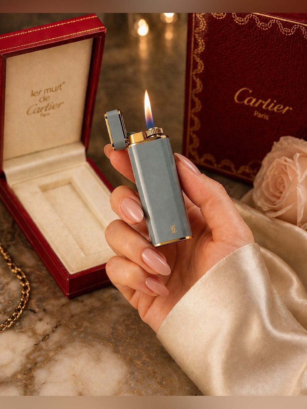 Vintage Les Must de Cartier Lighter